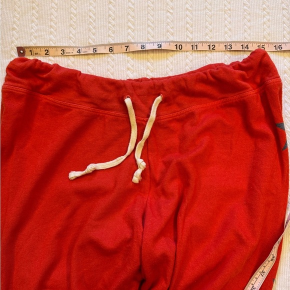 Loungewear Set SUNDRY top & pants Blue Stars in Red Size L/XL (3-4) - Picture 15 of 16